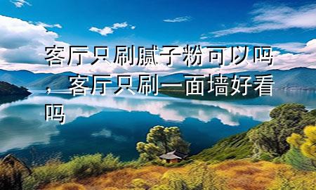 客廳只刷膩子粉可以嗎，客廳只刷一面墻好看嗎