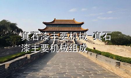 真石漆主要機械-真石漆主要機械組成