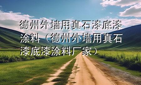 德州外墻用真石漆底漆涂料（德州外墻用真石漆底漆涂料廠家）