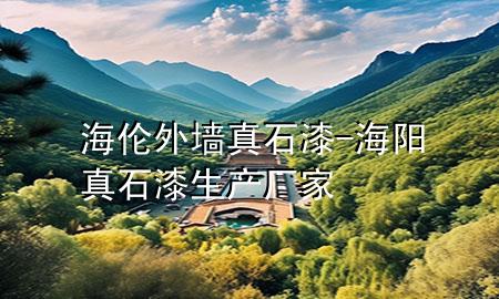 海倫外墻真石漆-海陽(yáng)真石漆生產(chǎn)廠家