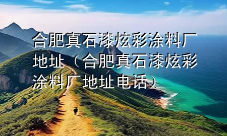 合肥真石漆炫彩涂料廠地址（合肥真石漆炫彩涂料廠地址電話）