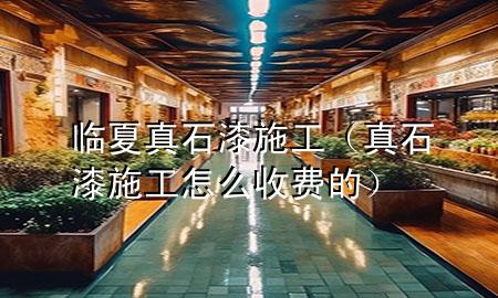 臨夏真石漆施工（真石漆施工怎么收費的）