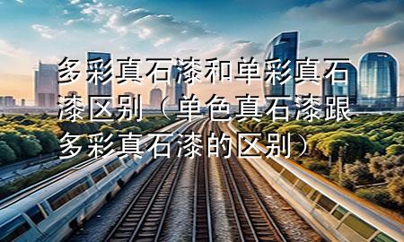 多彩真石漆和單彩真石漆區(qū)別（單色真石漆跟多彩真石漆的區(qū)別）