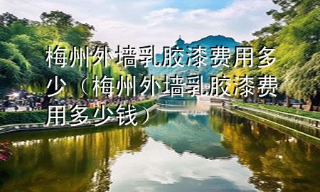 梅州外墻乳膠漆費用多少（梅州外墻乳膠漆費用多少錢）