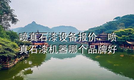 噴真石漆設(shè)備報價，噴真石漆機器哪個品牌好