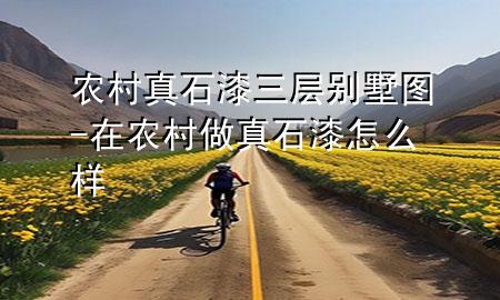 農(nóng)村真石漆三層別墅圖-在農(nóng)村做真石漆怎么樣