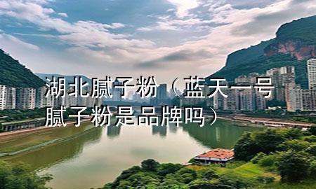 湖北膩?zhàn)臃郏ㄋ{(lán)天一號(hào)膩?zhàn)臃凼瞧放茊幔?>
             </div>
             <!--文章無圖的情況下插入一張圖片end-->
              
      <p>大家好，今天小編關(guān)注到一個(gè)比較有意思的話題，就是關(guān)于湖北膩?zhàn)臃鄣膯栴}，于是小編就整理了5個(gè)相關(guān)介紹湖北膩?zhàn)臃鄣慕獯?，讓我們一起看看吧?/p><ol type=