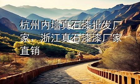 杭州內(nèi)墻真石漆批發(fā)廠家，浙江真石漆漆廠家直銷