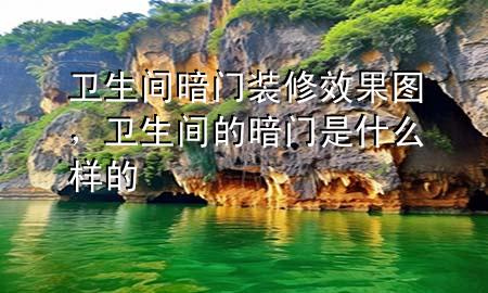衛(wèi)生間暗門(mén)裝修效果圖，衛(wèi)生間的暗門(mén)是什么樣的