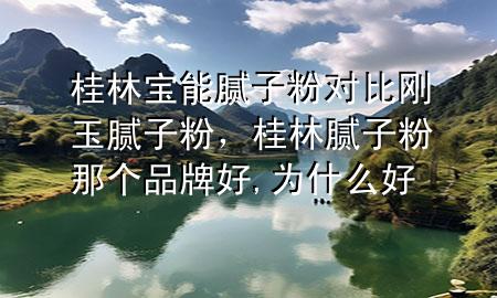 桂林寶能膩子粉對比剛玉膩子粉，桂林膩子粉那個品牌好,為什么好