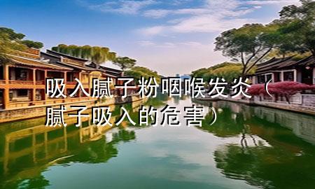 吸入膩子粉咽喉發(fā)炎（膩子吸入的危害）