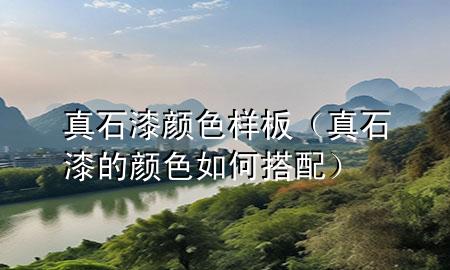 真石漆顏色樣板（真石漆的顏色如何搭配）