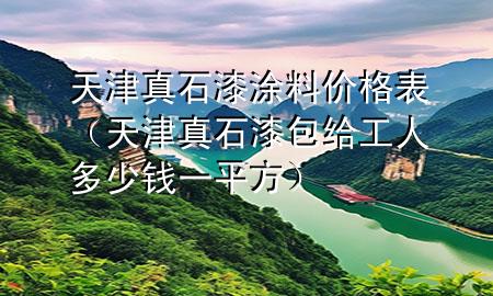 天津真石漆涂料價(jià)格表（天津真石漆包給工人多少錢一平方）