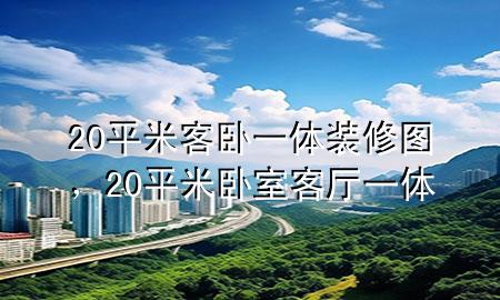20平米客臥一體裝修圖，20平米臥室客廳一體
