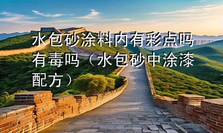 水包砂涂料內(nèi)有彩點嗎有毒嗎（水包砂中涂漆配方）