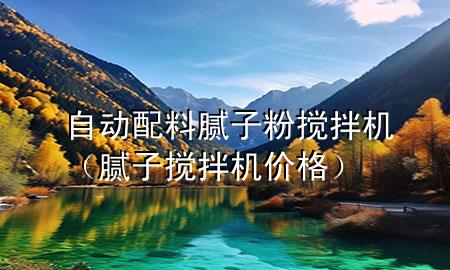 自動配料膩?zhàn)臃蹟嚢铏C(jī)（膩?zhàn)訑嚢铏C(jī)價(jià)格）