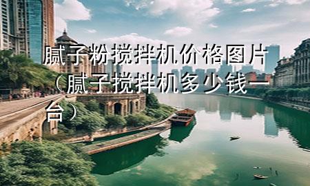 膩?zhàn)臃蹟嚢铏C(jī)價(jià)格圖片（膩?zhàn)訑嚢铏C(jī)多少錢(qián)一臺(tái)）