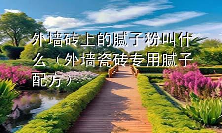 外墻磚上的膩?zhàn)臃劢惺裁矗ㄍ鈮Υ纱u專用膩?zhàn)优浞剑?>
             </div>
             <!--文章無圖的情況下插入一張圖片end-->
              
      <p>本篇文章給大家談?wù)勍鈮Υu上的膩?zhàn)臃劢惺裁矗约巴鈮Υ纱u專用膩?zhàn)优浞綄?duì)應(yīng)的知識(shí)點(diǎn)，希望對(duì)各位有所幫助，不要忘了收***本站喔。
今天給各位分享外墻磚上的膩?zhàn)臃劢惺裁吹闹R(shí)，其中也會(huì)對(duì)外墻瓷磚專用膩?zhàn)优浞竭M(jìn)行解釋，如果能碰巧解決***現(xiàn)在面臨的問題，別忘了關(guān)注本站，現(xiàn)在開始吧！</p><ol type=