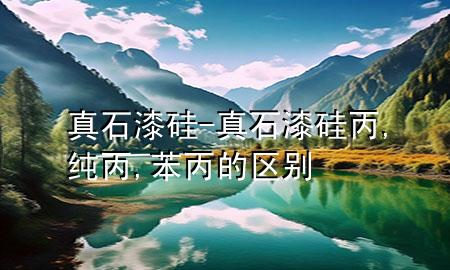 真石漆硅-真石漆硅丙,純丙,苯丙的區(qū)別