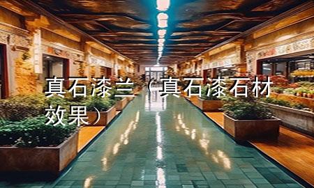 真石漆蘭（真石漆石材效果）