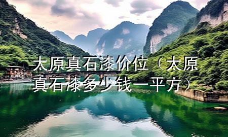 太原真石漆價位（太原真石漆多少錢一平方）