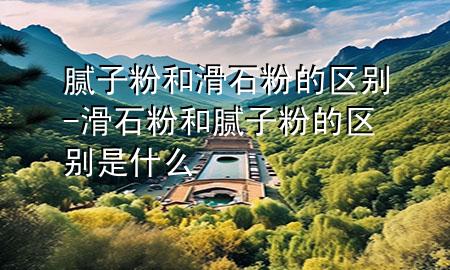 膩?zhàn)臃酆突鄣膮^(qū)別-滑石粉和膩?zhàn)臃鄣膮^(qū)別是什么