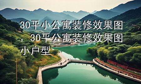 30平小公寓裝修效果圖，30平公寓裝修效果圖 小戶(hù)型