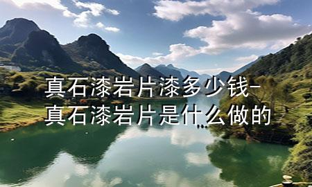 真石漆巖片漆多少錢-真石漆巖片是什么做的