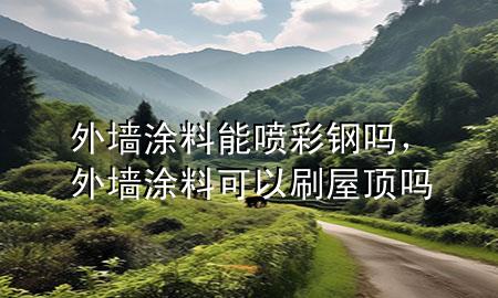 外墻涂料能噴彩鋼嗎，外墻涂料可以刷屋頂嗎