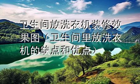 衛(wèi)生間放洗衣機(jī)裝修效果圖（衛(wèi)生間里放洗衣機(jī)的缺點(diǎn)和優(yōu)點(diǎn)）