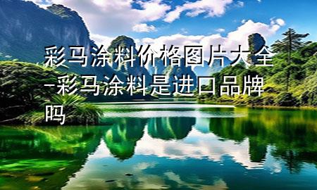 彩馬涂料價(jià)格圖片大全-彩馬涂料是進(jìn)口品牌嗎