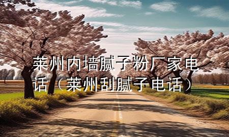 萊州內(nèi)墻膩子粉廠家電話（萊州刮膩子電話）