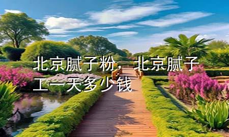 北京 膩子粉，北京膩子工一天多少錢