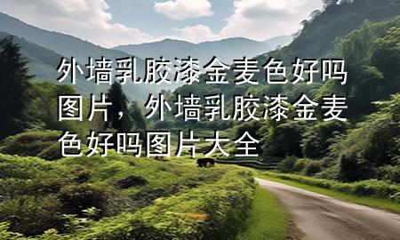 外墻乳膠漆金麥色好嗎圖片，外墻乳膠漆金麥色好嗎圖片大全
