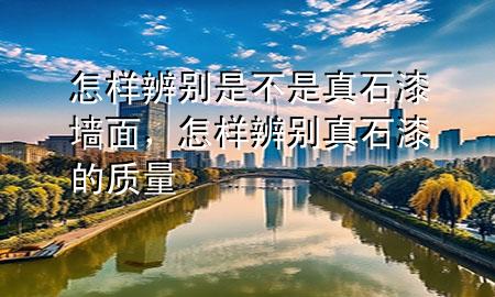 怎樣辨別是不是真石漆墻面，怎樣辨別真石漆的質(zhì)量