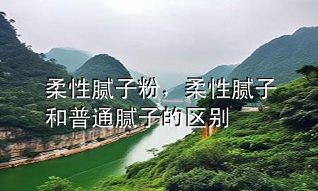 柔性膩子粉，柔性膩子和普通膩子的區(qū)別