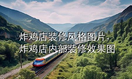 炸雞店裝修風(fēng)格圖片，炸雞店內(nèi)部裝修效果圖