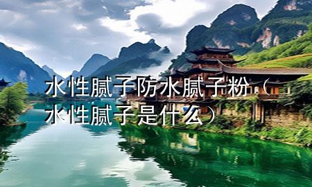 水性膩子 防水膩子粉（水性膩子是什么）