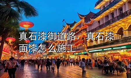 真石漆 御道路，真石漆面漆怎么施工