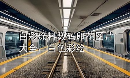 白彩涂料數(shù)碼印花圖片大全，白色彩繪