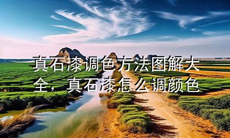 真石漆調(diào)色方法圖解大全，真石漆怎么調(diào)顏色