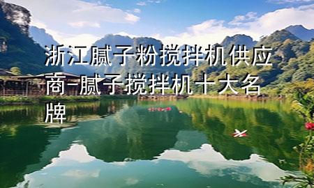 浙江膩子粉攪拌機(jī)供應(yīng)商-膩子攪拌機(jī)十大名牌