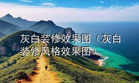 灰白裝修效果圖（灰白裝修風(fēng)格效果圖）