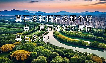 真石漆和假石漆那個(gè)好一點(diǎn)（真石漆好還是仿真石漆好）