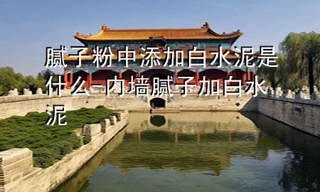 膩子粉中添加白水泥是什么-內(nèi)墻膩子加白水泥