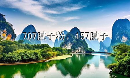 707膩子粉，157膩子