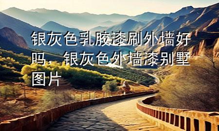 銀灰色乳膠漆刷外墻好嗎，銀灰色外墻漆別墅圖片