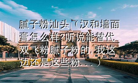 膩?zhàn)臃凵穷^（漢和墻面膏怎么樣?聽說能替代雙飛粉膩?zhàn)臃鄣?我這邊還是這些粉...）