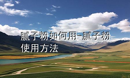 膩子粉如何用-膩子粉使用方法