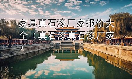 家具真石漆廠(chǎng)家報(bào)價(jià)大全（真石漆真石漆廠(chǎng)家）